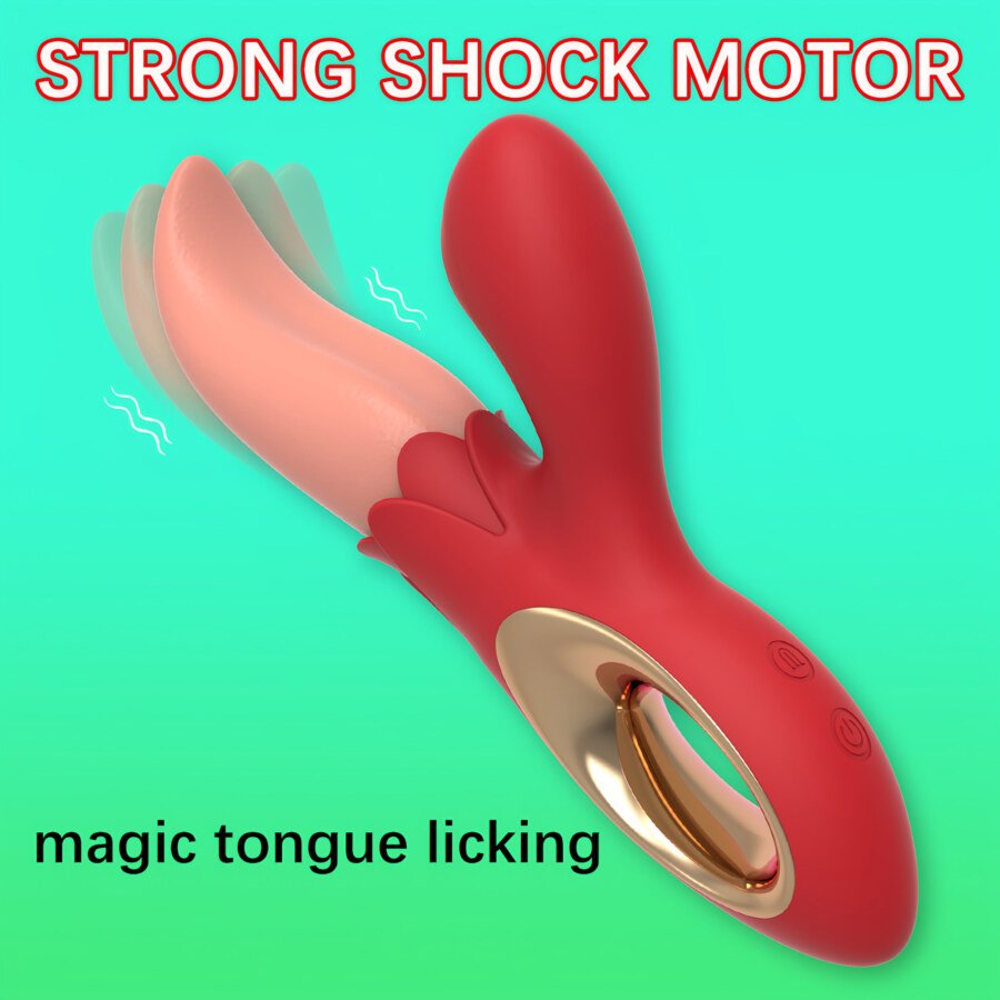 Tongue Rabbit Vibrator with Clitoral Suction – 10 Licking and 10 Sucking Modes, IPX5 – view 6