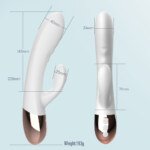 Heated Rabbit Vibrator – 12 Vibration Modes and 7 G-Spot Modes, USB Rechargeable – view 3