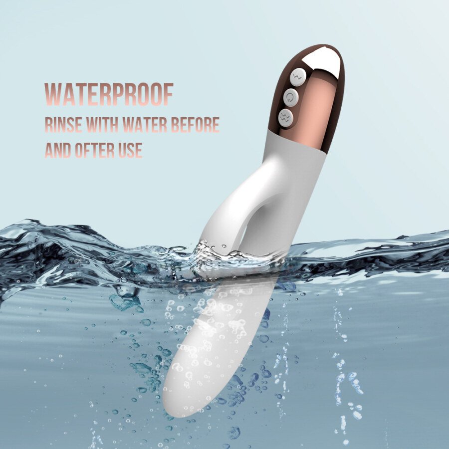 Heated Rabbit Vibrator – 12 Vibration Modes and 7 G-Spot Modes, USB Rechargeable – view 6