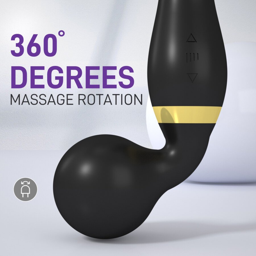 Dual-Ended Massage Wand – 8 Speeds, 20 Patterns – view 9