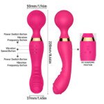 Dual-Ended Massage Wand – 8 Speeds, 20 Patterns – view 8