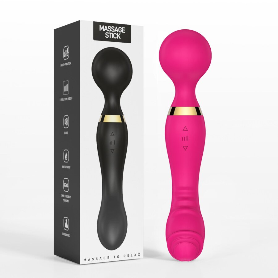 Dual-Ended Massage Wand – 8 Speeds, 20 Patterns – view 7