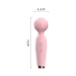 Mini Wand Massager – 15 cm Rechargeable Vibrator – view 3